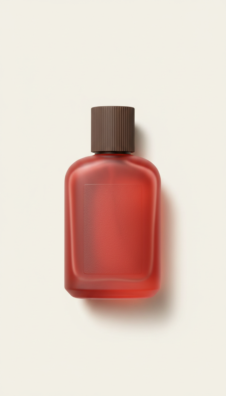 Eau de Parfum cítrico rojo ladrillo