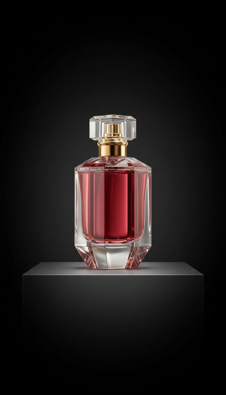 Perfume exclusivo con iris blanco