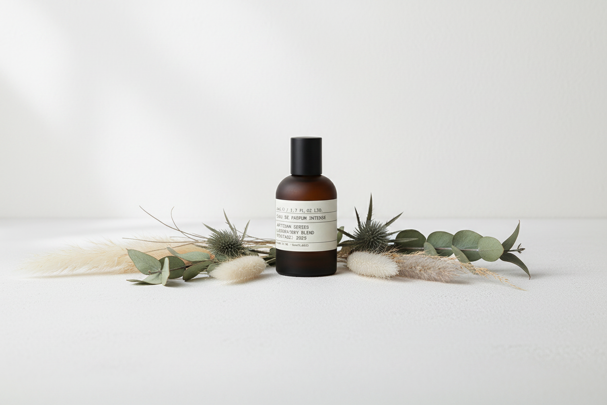 Minimalist Scandinavian perfume banner