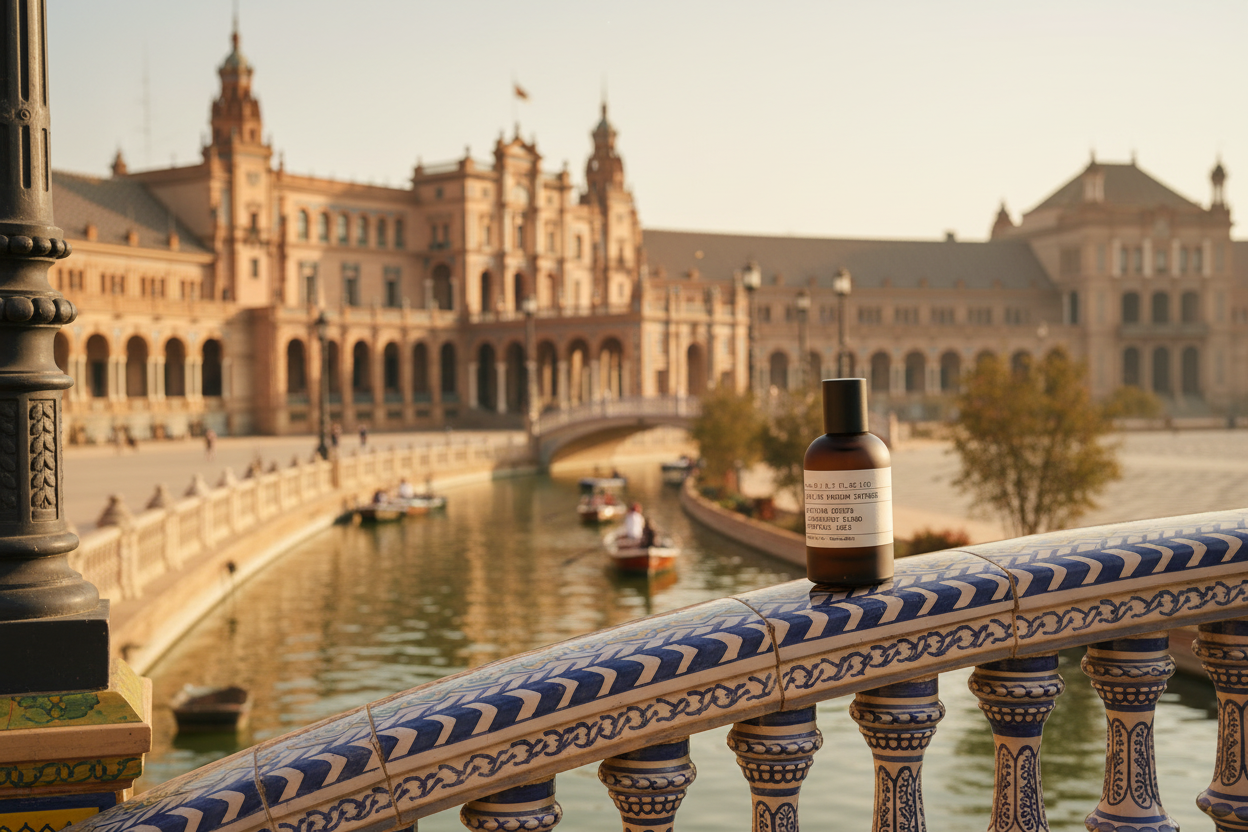 Plaza de España perfume banner